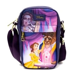 Deals ✨ Buckle Down Disney Beauty And The Beast Enchanted Rose Park Crossbody Bag 🔥