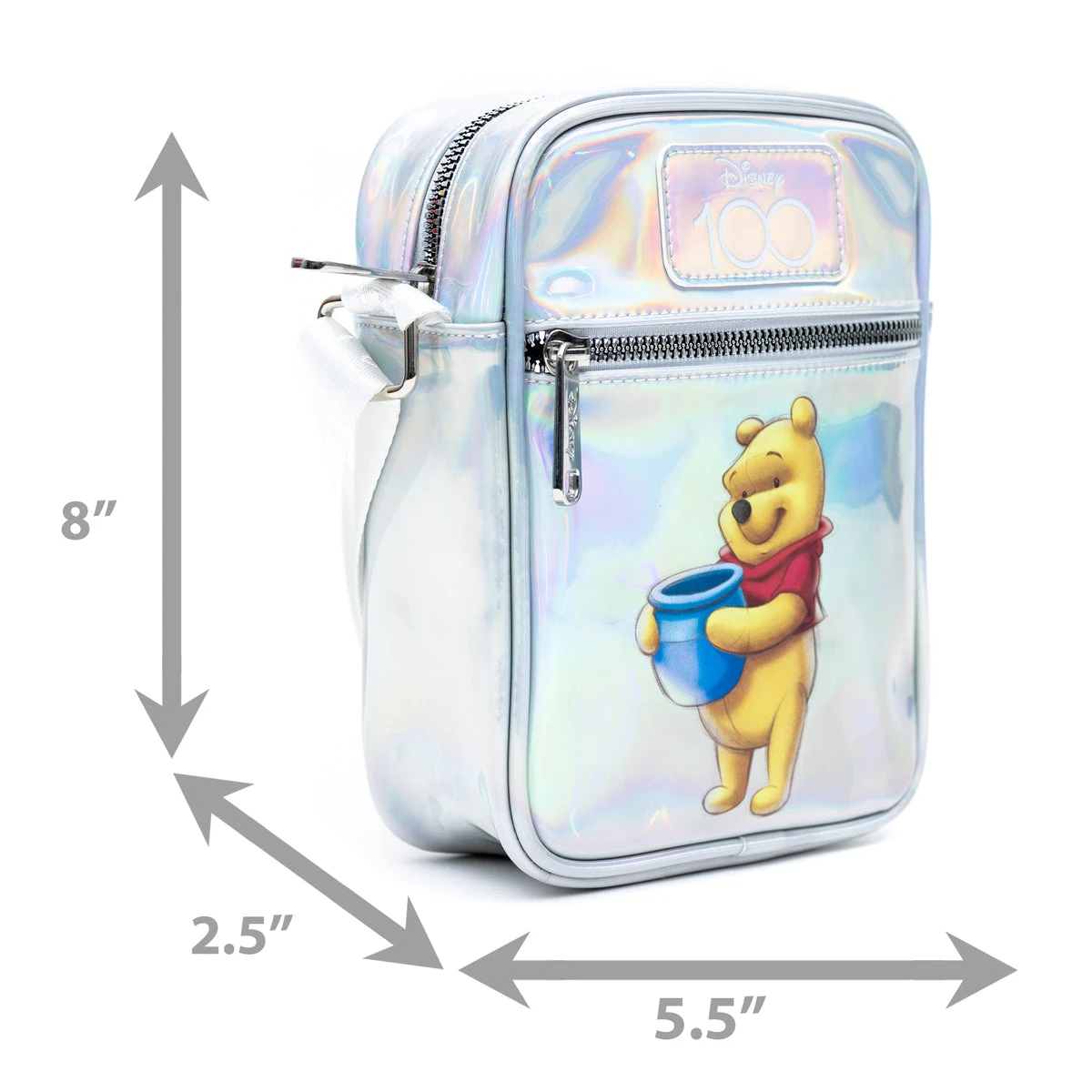 Deals ✨ Buckle Down Disney 100 - Winnie The Pooh Holographic Crossbody Bag And ID/Coin Bag - PRESALE 🔥 - Image 5