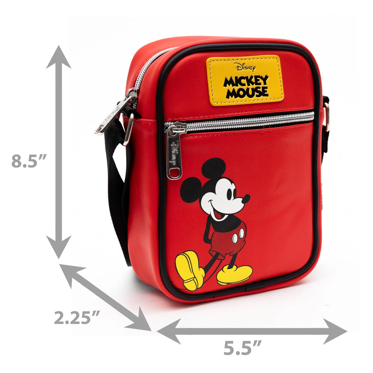 Cheapest ๐ Buckle Down Disney Classic Mickey Mouse Deluxe Crossbody Bag & ID/Coin Keychain โจ - Image 4
