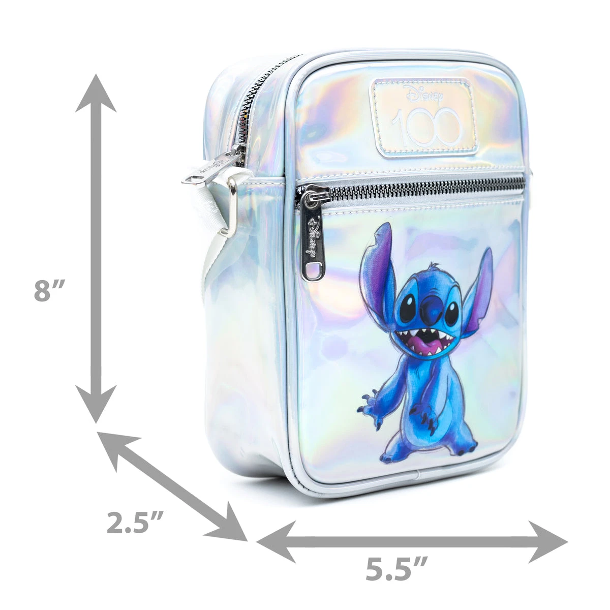 Hot Sale 🔥 Buckle Down Disney 100 - Stitch Holographic Crossbody Bag And ID/Coin Bag - PRESALE 🔔 - Image 5