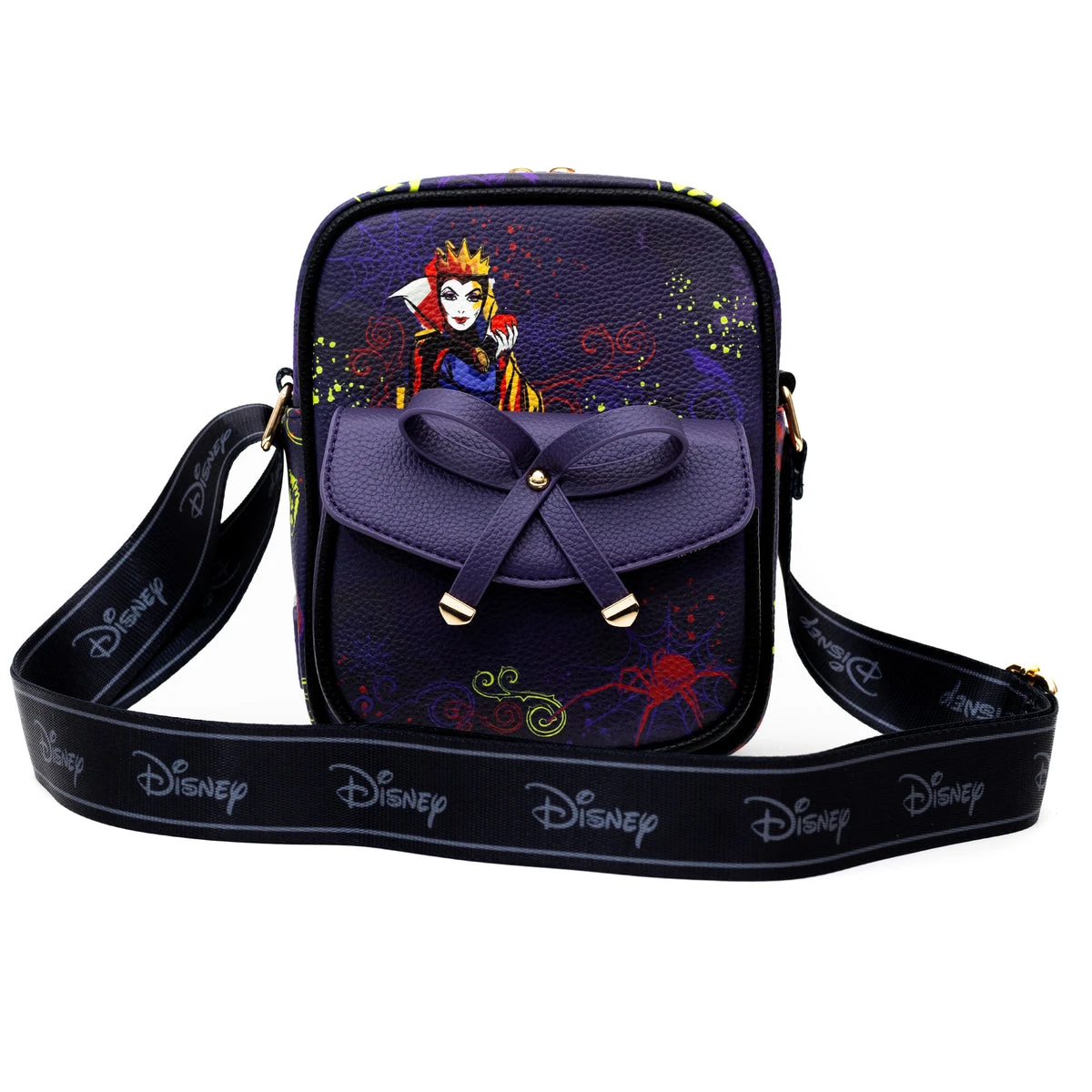 Deals 🌟 WondaPOP LUXE - Disney Crossbody Bag Villains Evil Queen Black Light 🌟 - Image 4