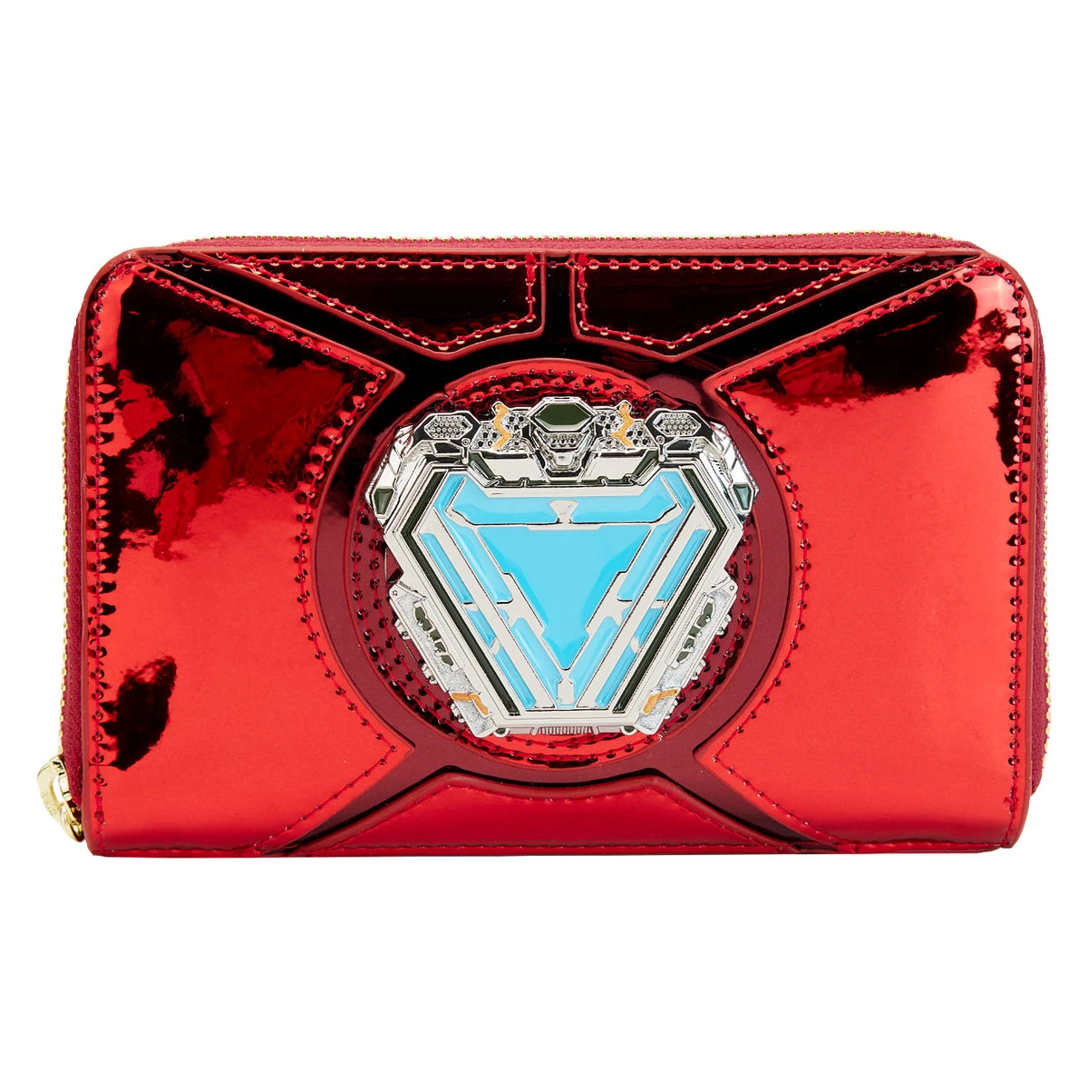Deals 😍 Loungefly - Marvel Iron Man 15th Anniversary Cosplay Zip Around Wallet *PREORDER* 😍