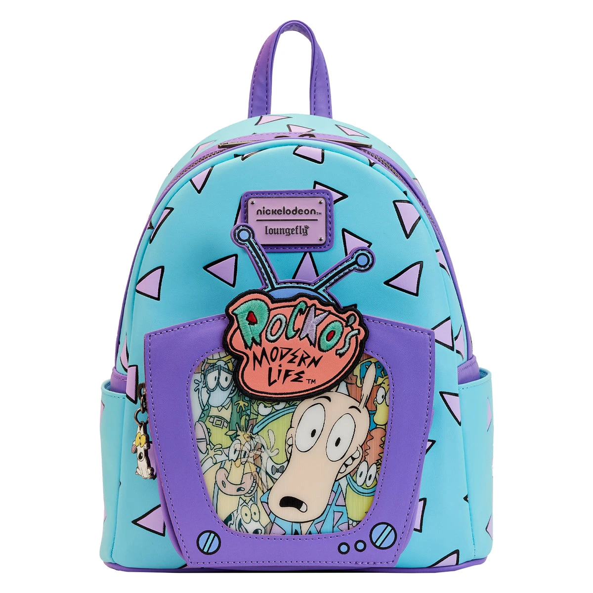 Top 10 ๐ Loungefly - Rocko's Modern Life Lenticular TV Mini ๐ Backpack *PREORDER* โจ