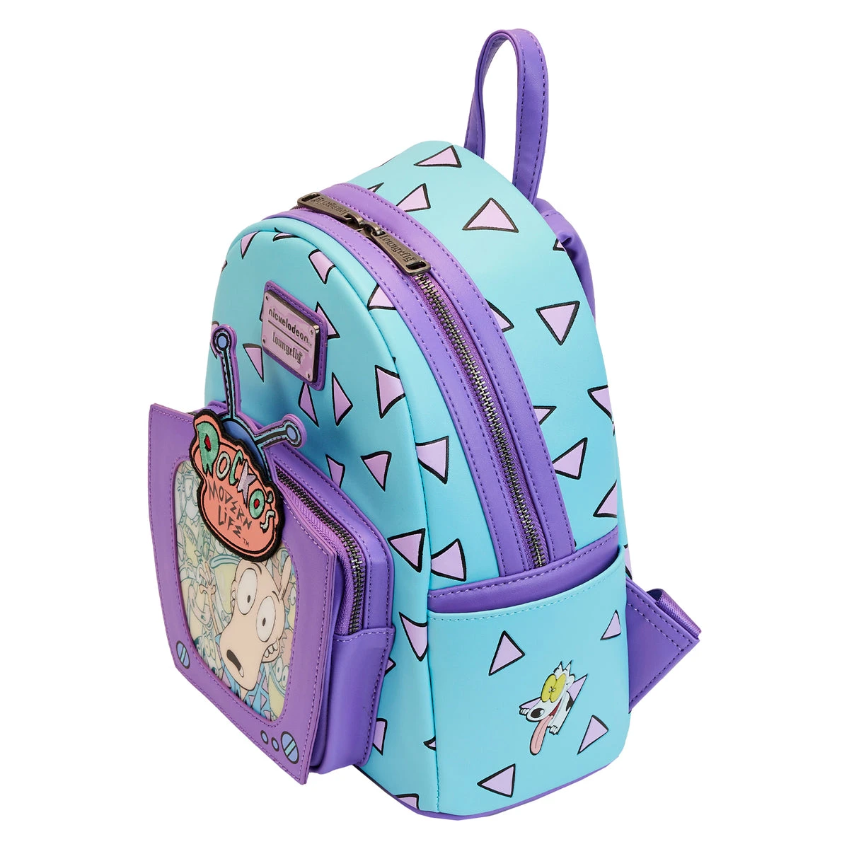 Top 10 ๐ Loungefly - Rocko's Modern Life Lenticular TV Mini ๐ Backpack *PREORDER* โจ - Image 4