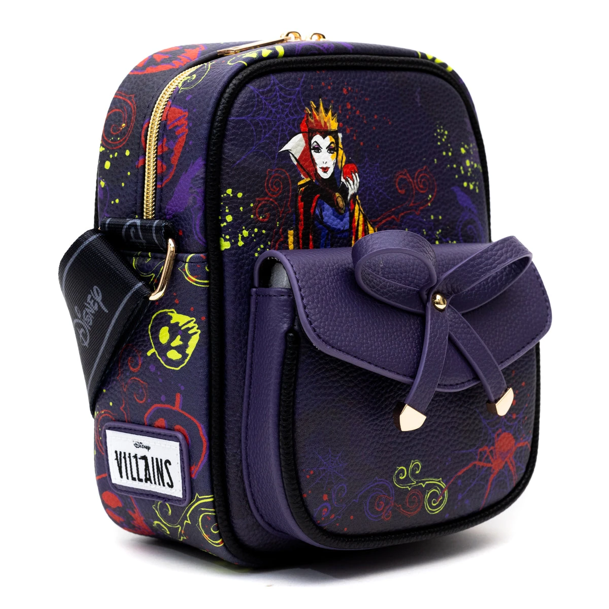 Deals 🌟 WondaPOP LUXE - Disney Crossbody Bag Villains Evil Queen Black Light 🌟 - Image 2