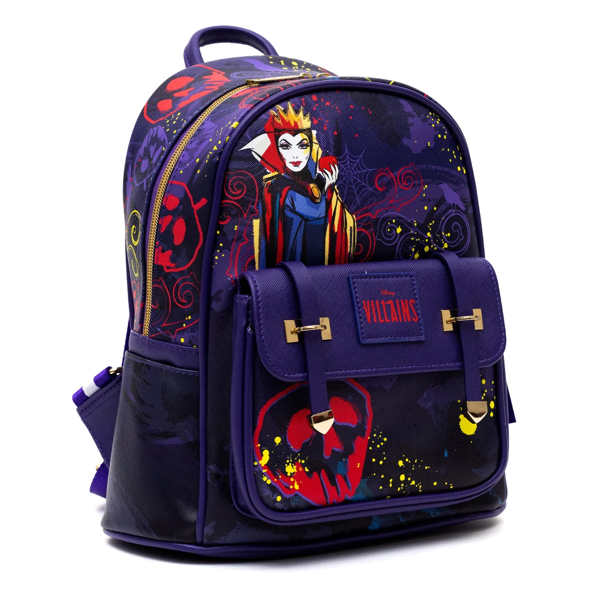 New π WondaPOP - Disney Mini π Backpack Villain Evil Queen Black Light π - Image 2