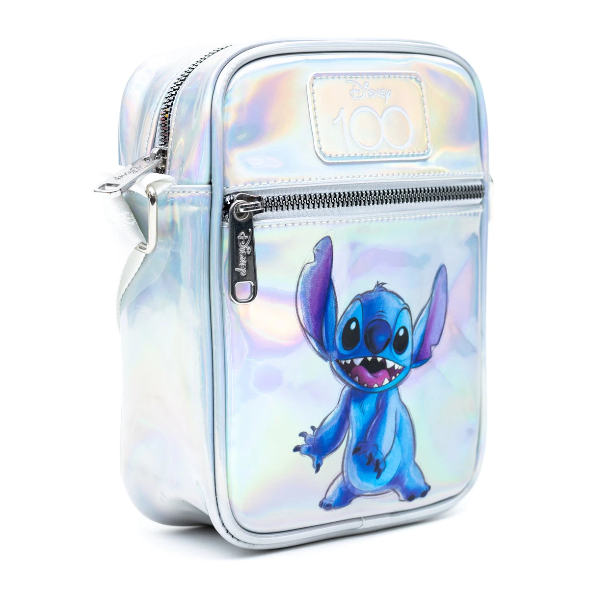 Hot Sale 🔥 Buckle Down Disney 100 - Stitch Holographic Crossbody Bag And ID/Coin Bag - PRESALE 🔔 - Image 3