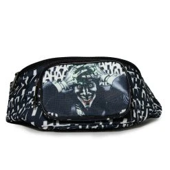 Deals ๐ Buckle-Down Fanny Pack - Joker The Killing Joke Holding Head Pose HAHAHA White Black โค๏ธ
